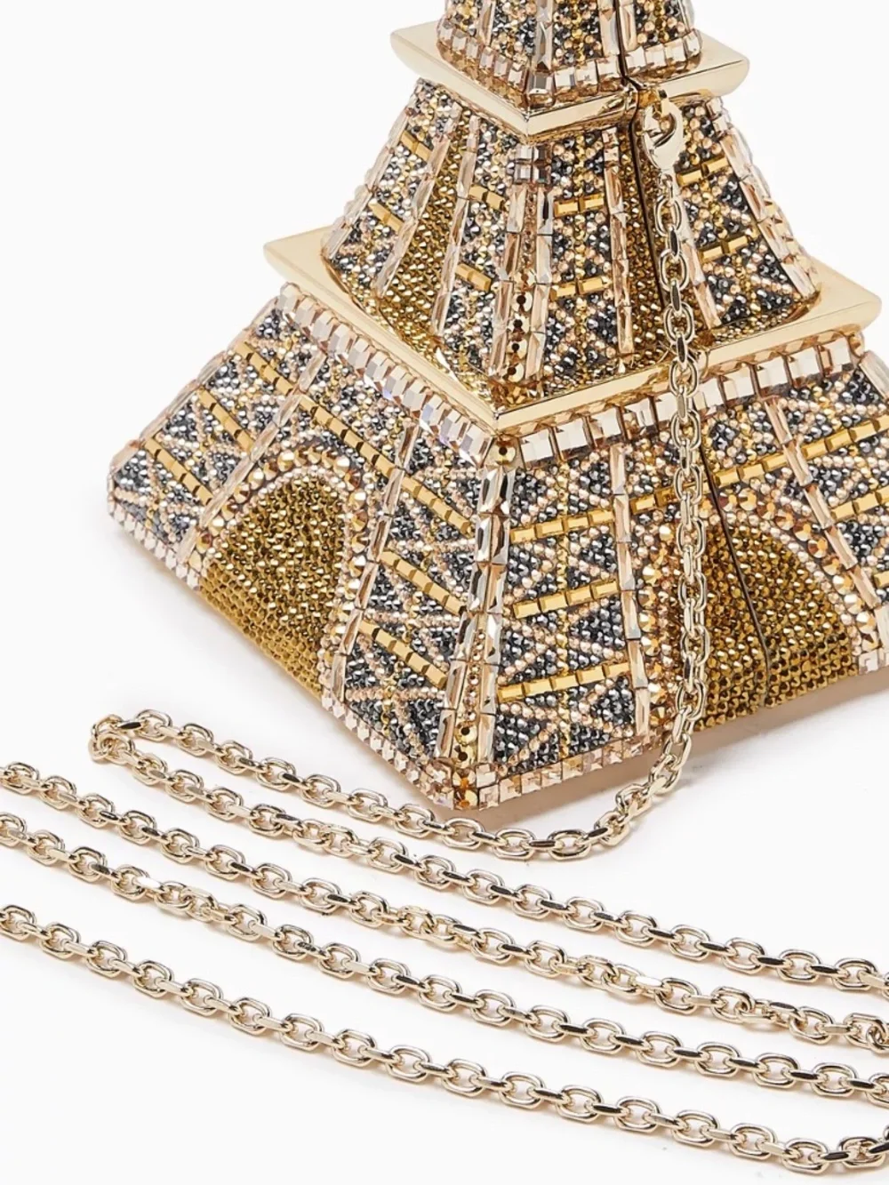 Judith Leiber Eiffel Tower Clutch Minaudiere